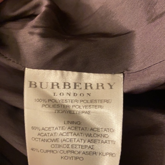 NWOT S Burberry Trenchcoat, Bronze Metallic Ltd Ed - Picture 6 of 6